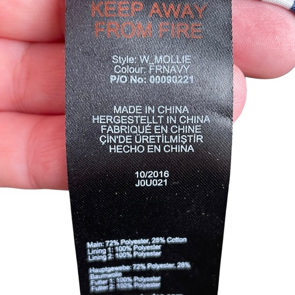 Joules Made In England WMNS Navy Blue 1 Button Business Blazer Jacket Sz US 14 - Picture 12 of 13